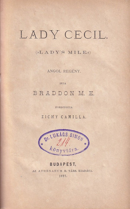 Lady Cecil I-II.
