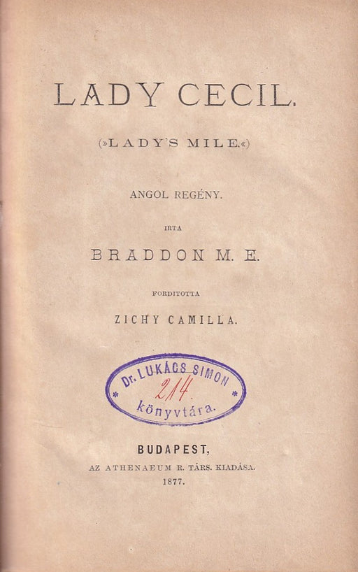 Lady Cecil I-II.
