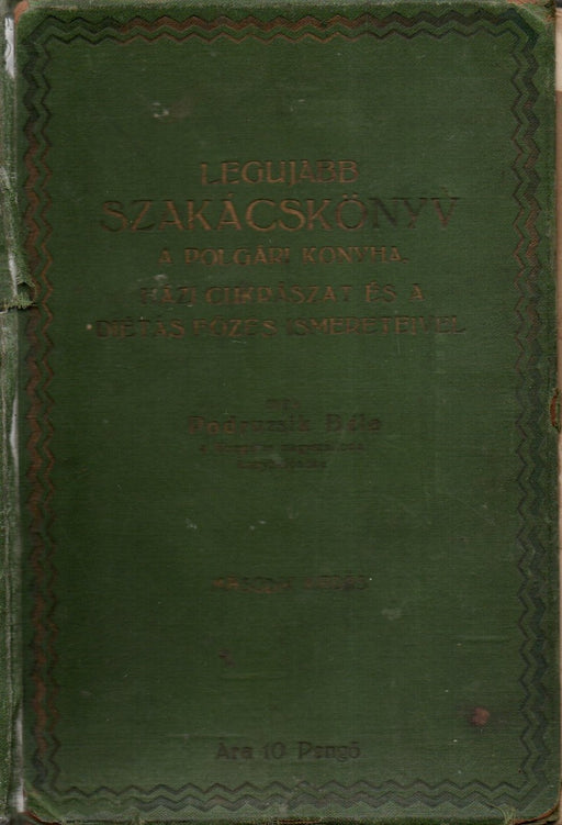 Legujabb szakácskönyv