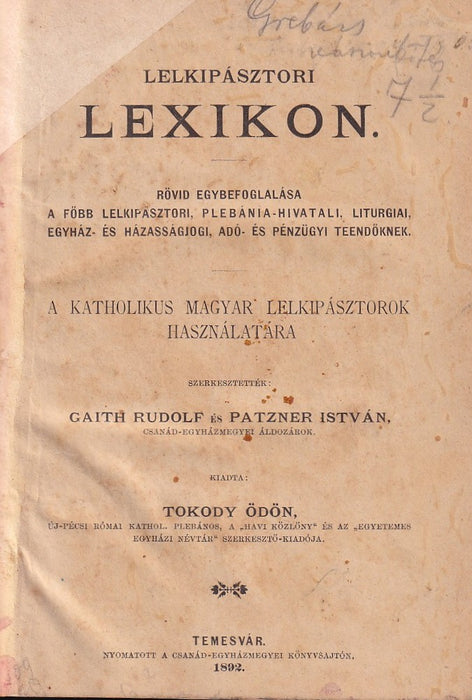 Lelkipásztori lexikon