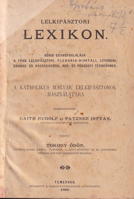 Lelkipásztori lexikon