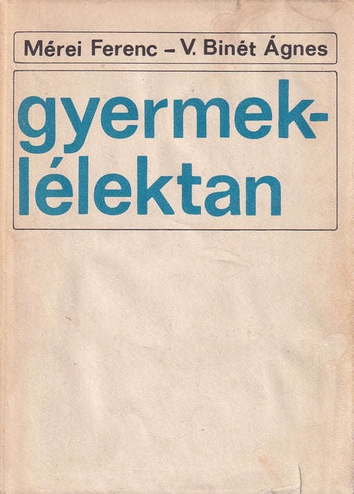 Mérei Gyermeklélektan