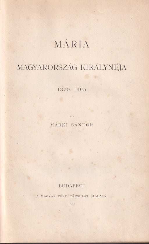 Mária Magyarország királynéja