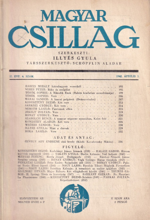 Magyar Csillag 1942. április