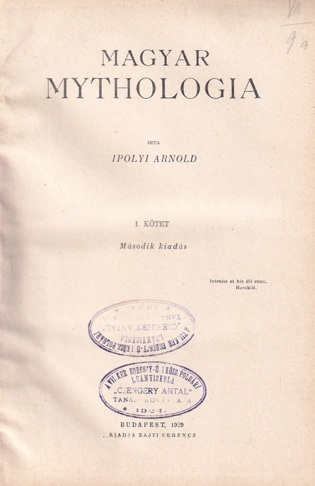 Magyar Mythologia I-II.