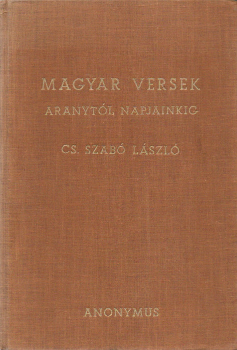 Magyar versek Aranytól napjainkig