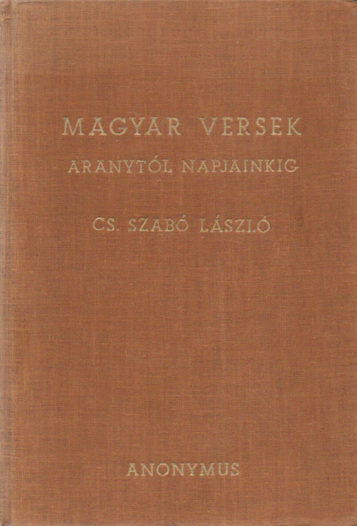 Magyar versek Aranytól napjainkig
