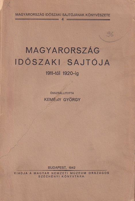 Magyarország időszaki sajtója 1911-től 1920-ig
