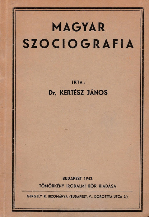 Magyar szociográfia