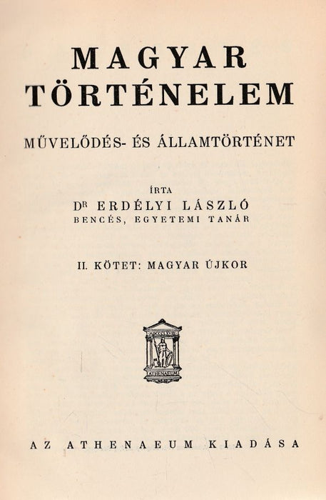 Magyar történelem I-II.