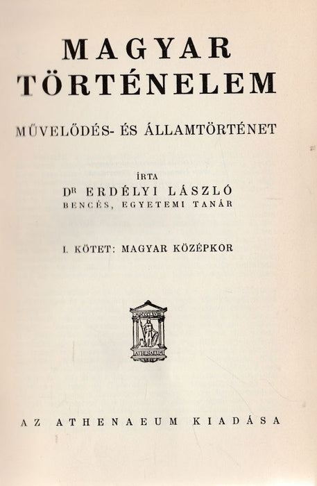 Magyar történelem I-II.