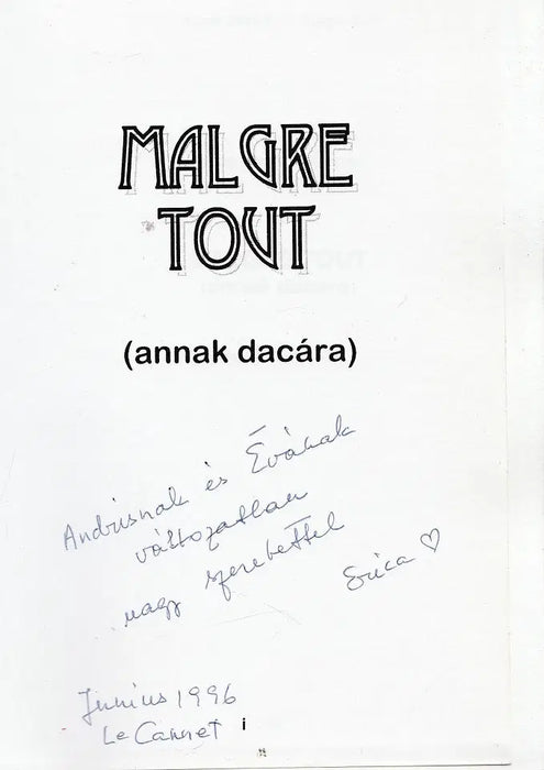 Malgré Tout