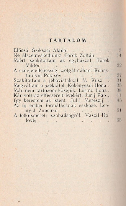 Megtérve élethez, fényhez