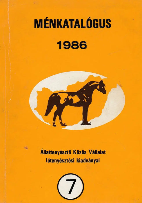 Ménkatalógus 1986