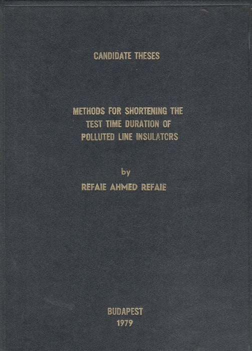 Methods for Shortening the Test Time Duration of Polluted Line Insulators