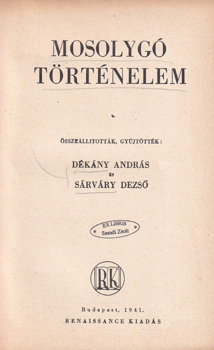 Mosolygó történelem