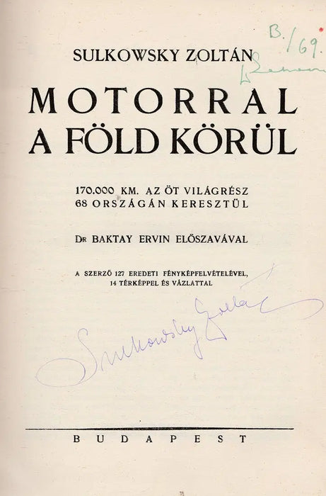 Motorral a föld körül