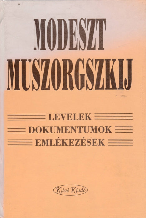 Modeszt Muszorgszkij