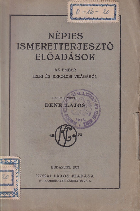 Népies ismeretterjesztő előadások