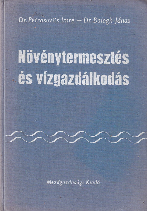 Növénytermesztés és vízgazdálkodás
