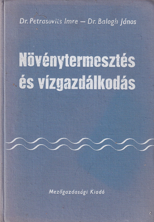 Növénytermesztés és vízgazdálkodás