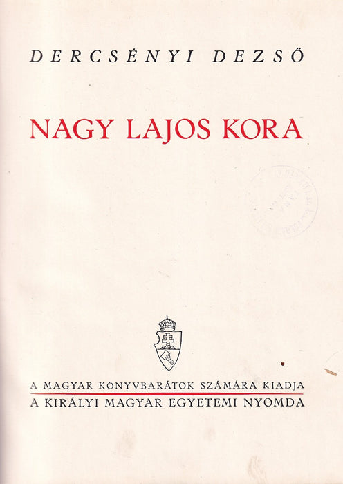 Nagy Lajos kora