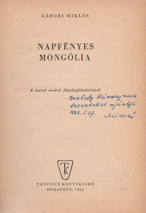 Napfényes Mongólia
