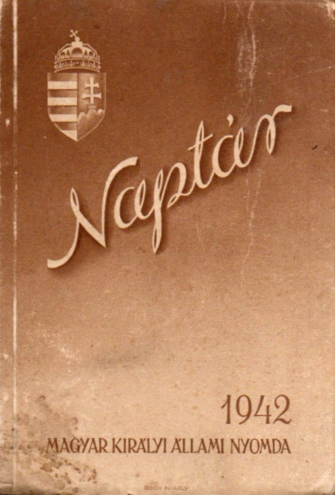Naptár az 1942. évre