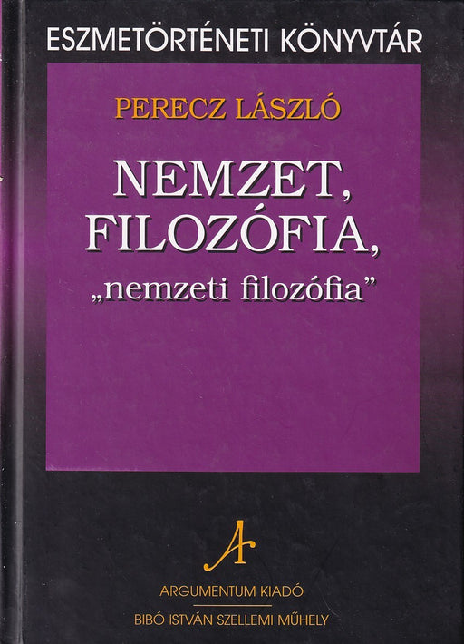 Nemzet, filozófia, "nemzeti filozófia"