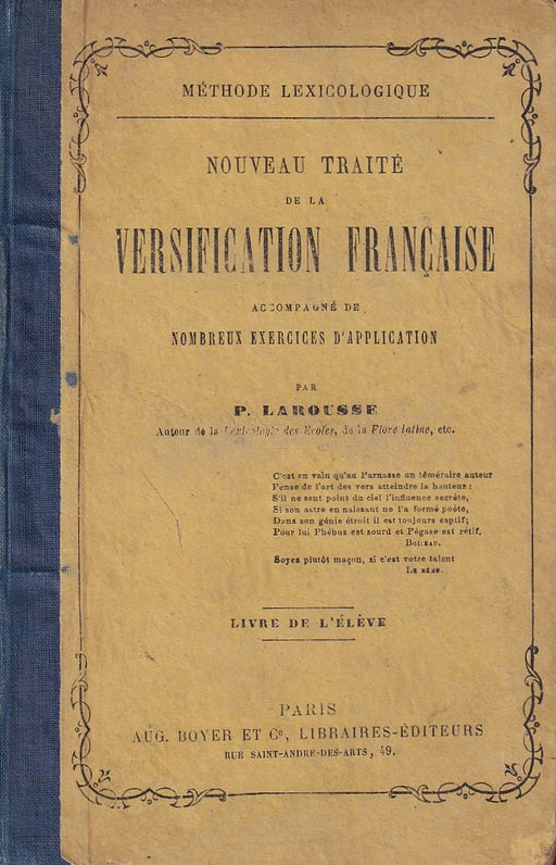 Nouveau Traité de la Versification