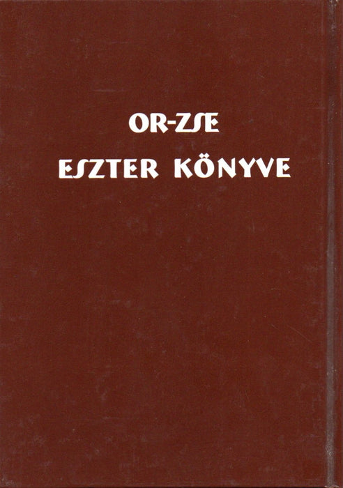 OR-ZSE Eszter könyve