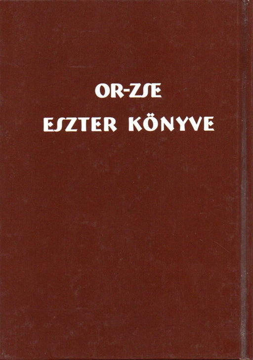 OR-ZSE Eszter könyve