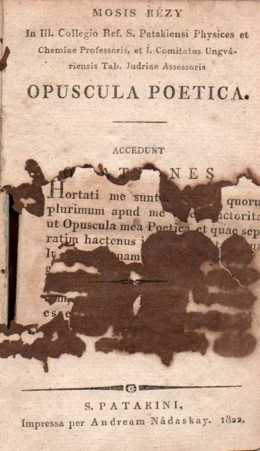 Opuscula poetica