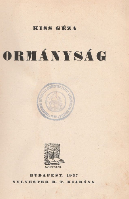 Ormányság