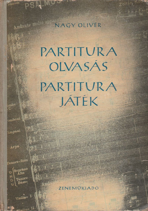 Partitura olvasás - Partitura játék