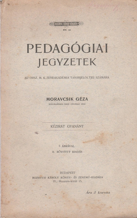 Pedagógiai jegyzetek