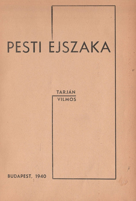 Pesti éjszaka