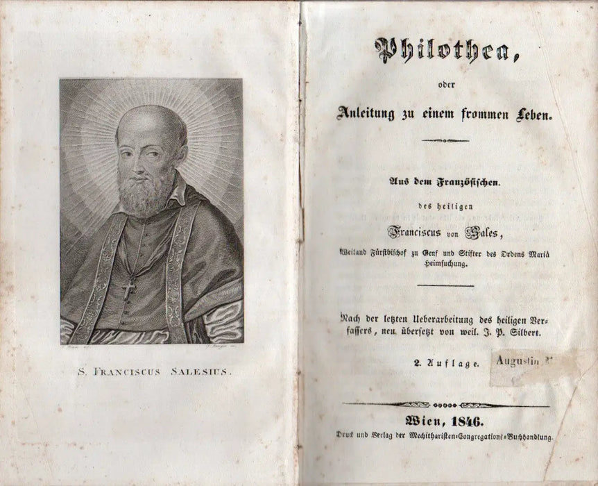 Philothea, oder Anleitung zu einem frommen Leben