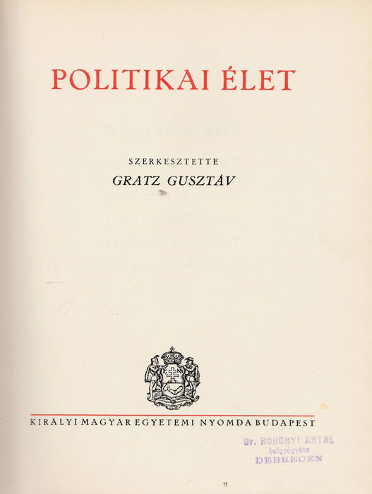 A mai világ képe II. - Politikai élet