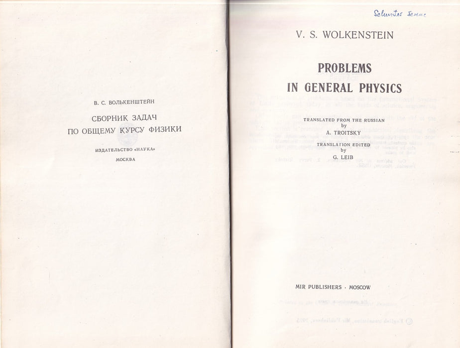 Problems in General Physics