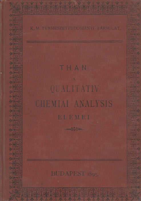 A qualitativ chemiai analysis elemei