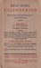 Régi módi kalendáriom a' férjfiúi nemenn lévő úri publicum számára az 1922dik Közönséges Esztendőre