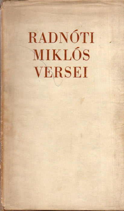 Radnóti Miklós versei