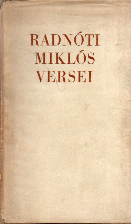 Radnóti Miklós versei