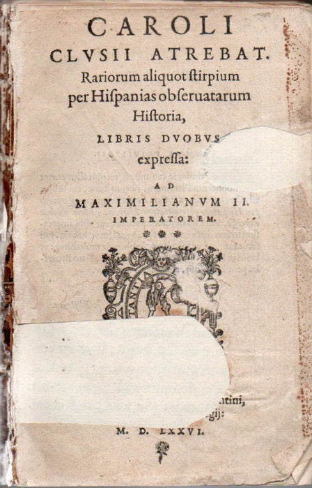 Rariorum aliquot stirpium per Hispanias observatarum historia