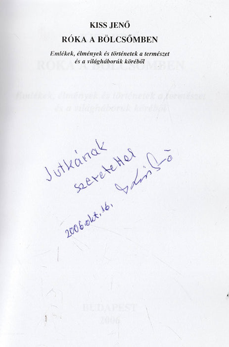 Róka a bölcsőmben