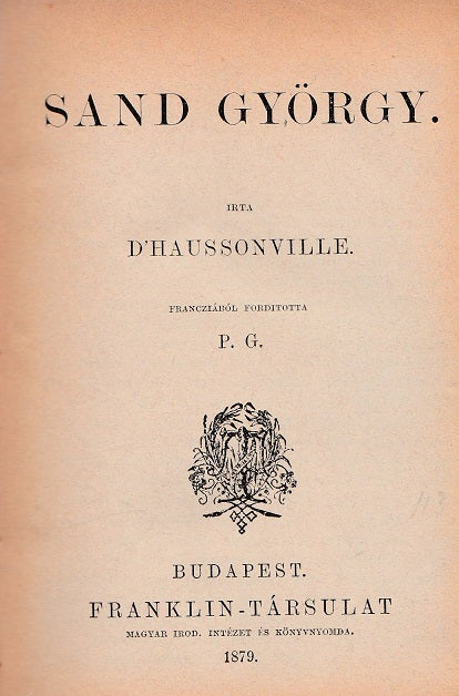Sand György