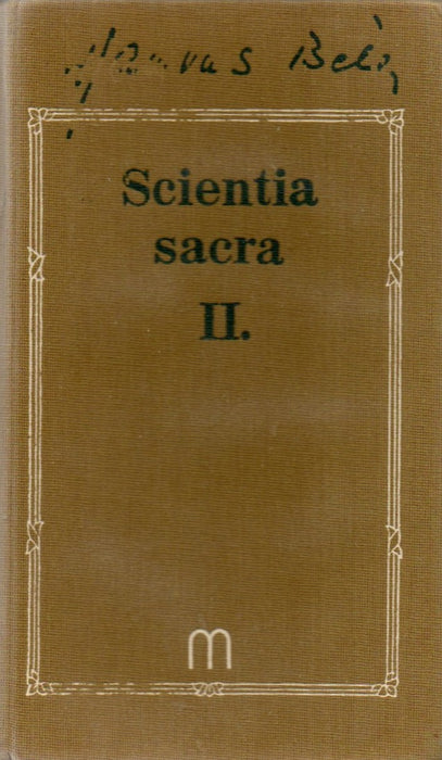 Scientia sacra II.