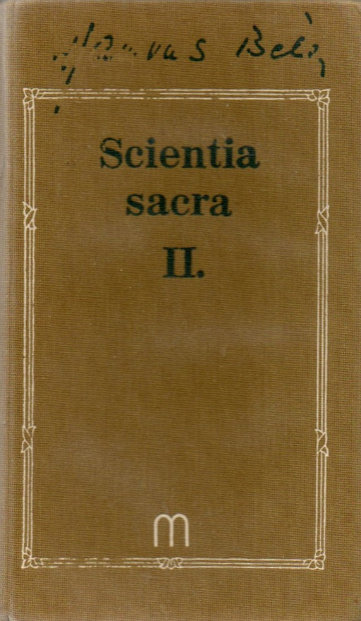 Scientia sacra II.