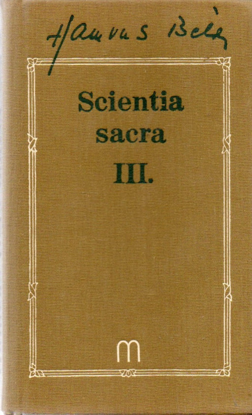 Scientia sacra III.
